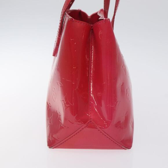 LOUIS VUITTON Monogram Vernis Wilshire PM Hand Bag Rose Pop M93643 - Picture 4 of 12